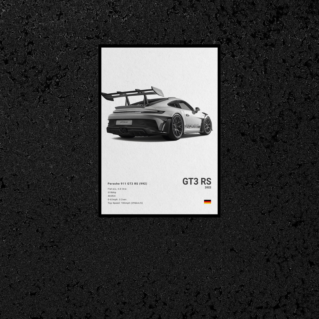 Porsche GT3RS Poster