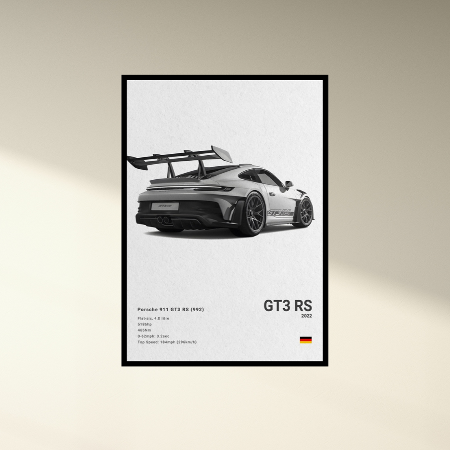 Porsche GT3RS Poster